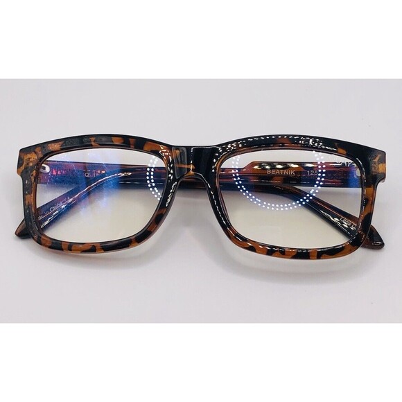 Quay Australia Beatnik Eye Glasses~Tortoise Shell Design~Blue Light - Picture 1 of 11